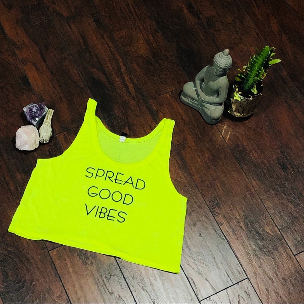 Good Vibes Crop Tank